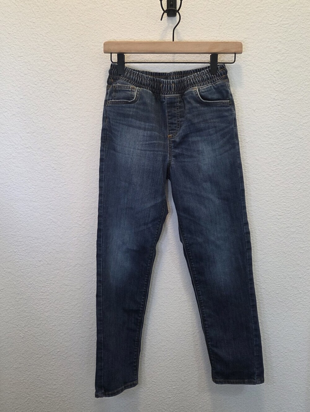 Jumping Beans Blue Denim Jeans with Orange Stitching Kids Sz 10